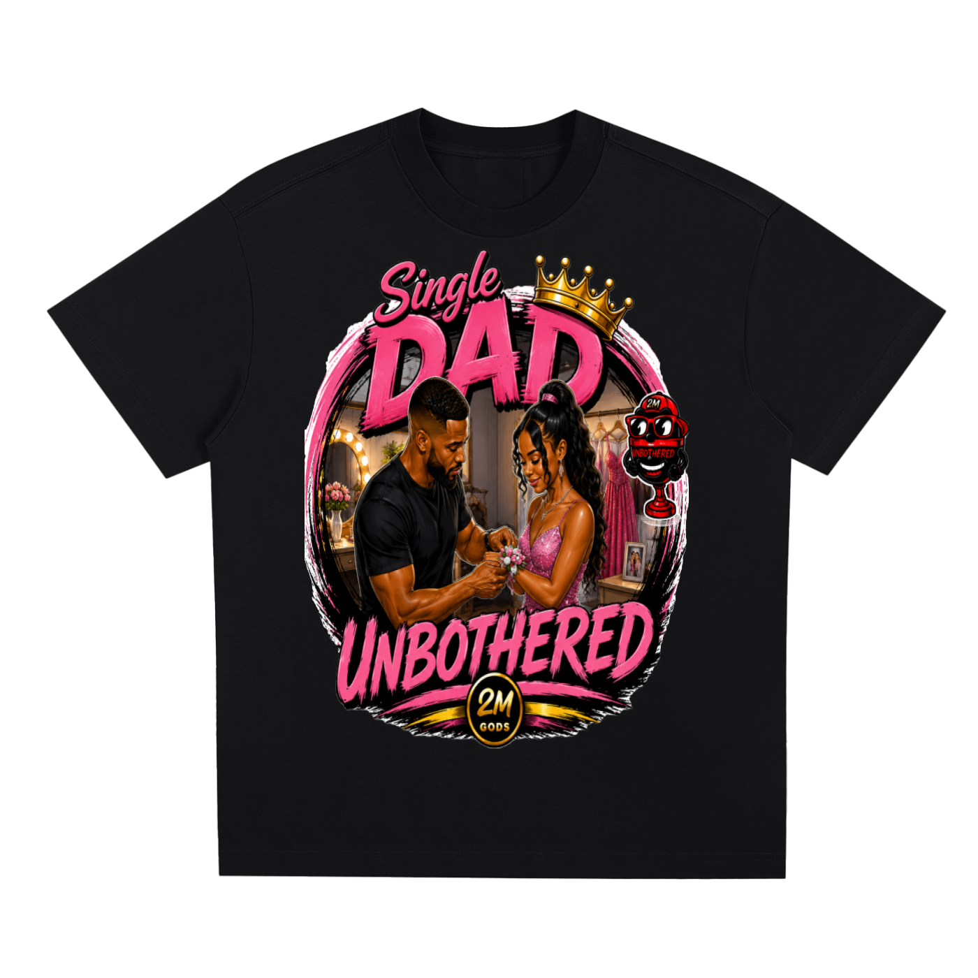 Single Single Dad Prom Sorona Quick-Dry Cooling T-Shirt