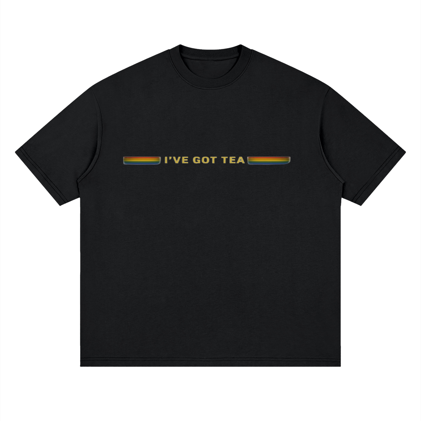Unbothered "Zest Squad"Streetwear Loose Drop Shoulder T-Shirt