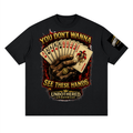 Unbothered "see these hands" Streetwear Loose Drop Shoulder T-Shirt