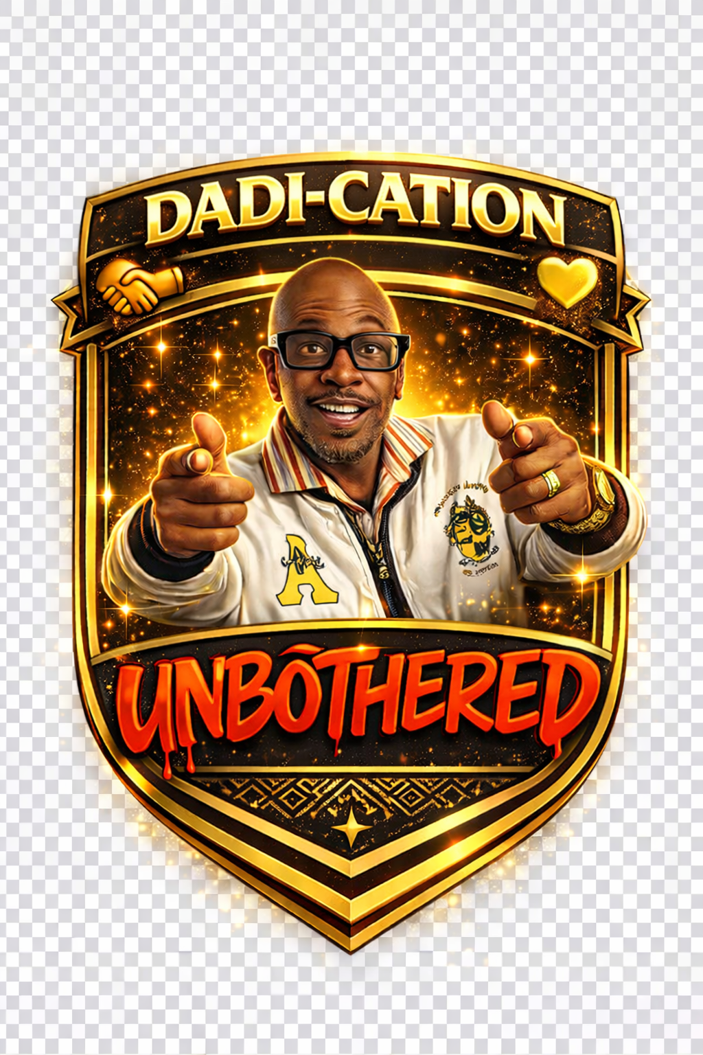 Be Unbothered Educated Father Oversize Fleeced Hoodie