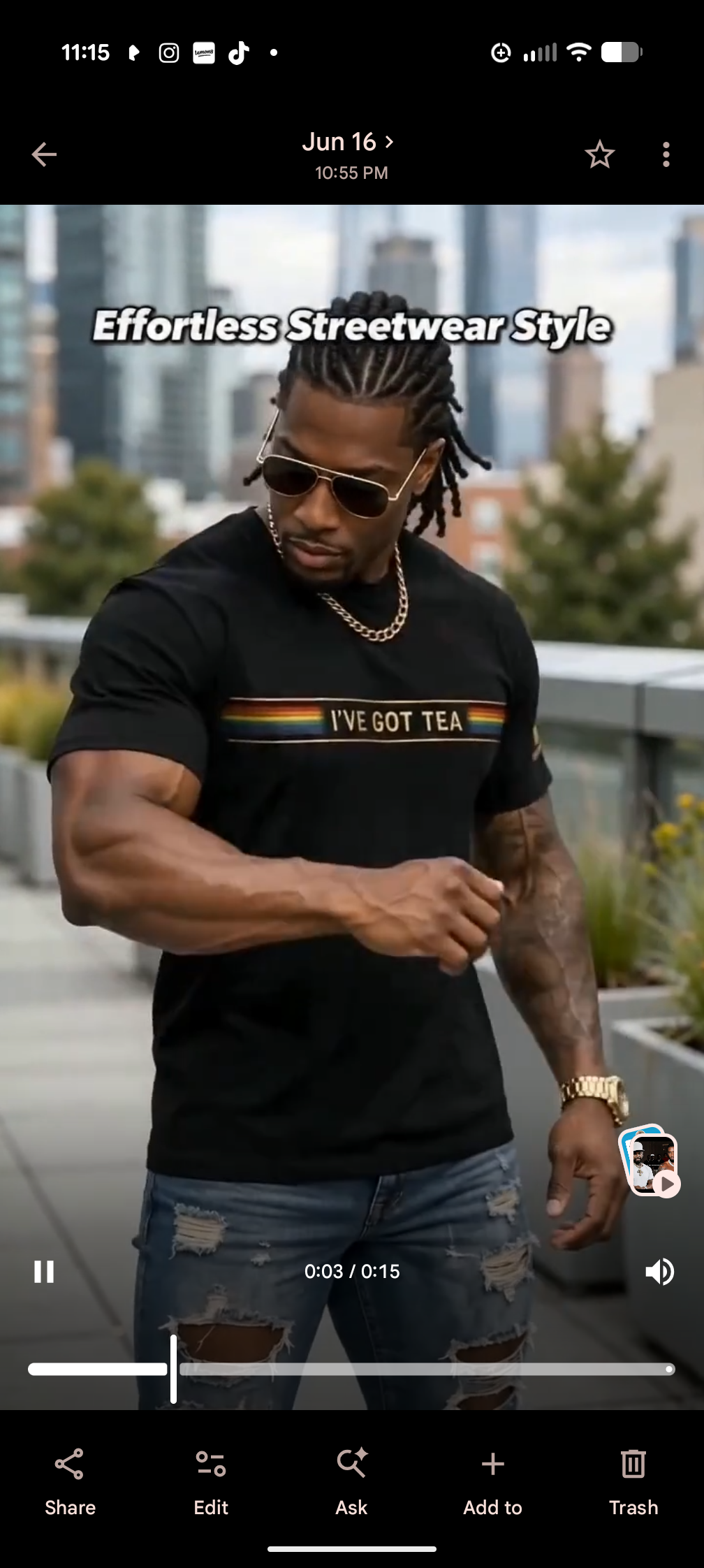 Unbothered "Zest Squad"Streetwear Loose Drop Shoulder T-Shirt