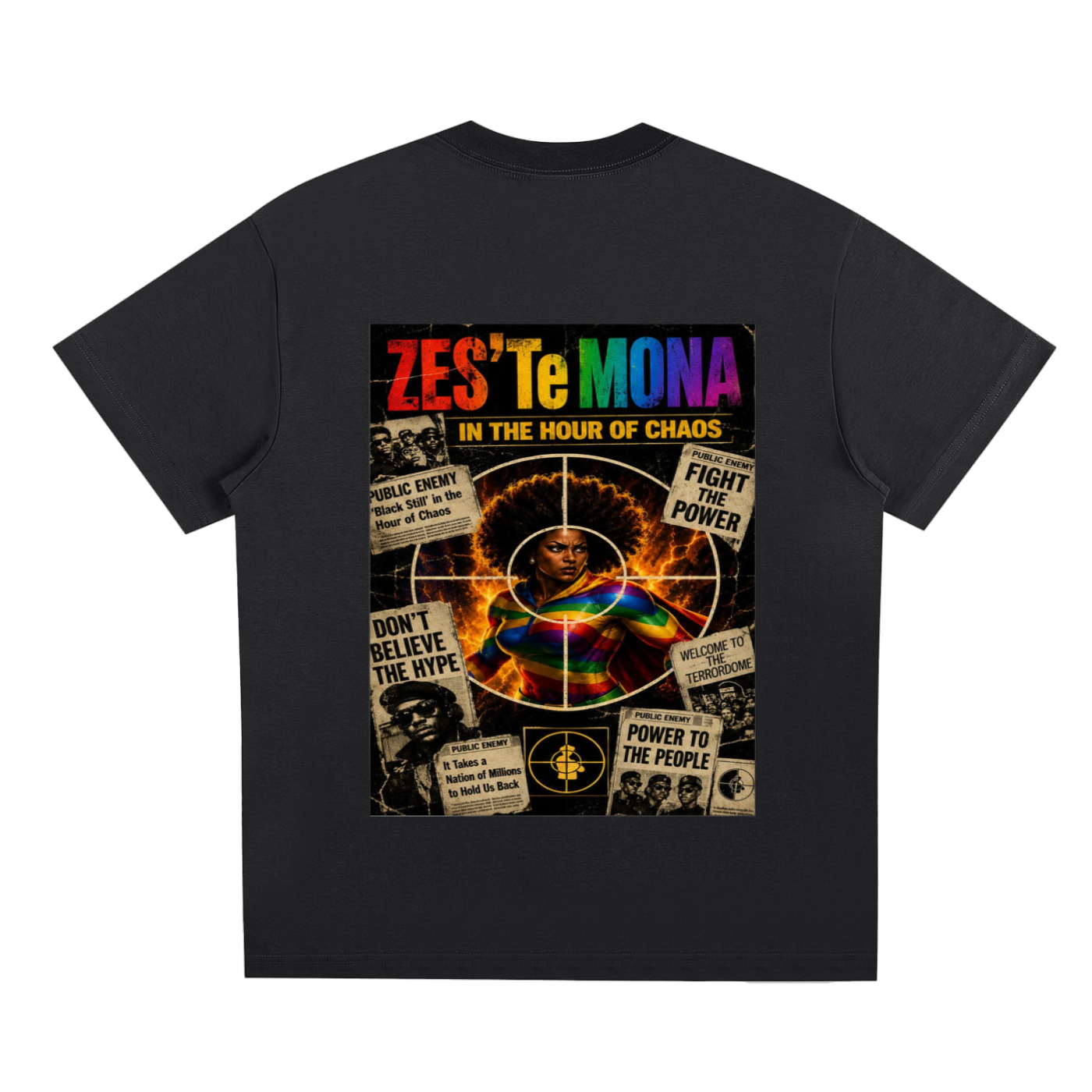 UUW ZESTY CHAOS Sorona Quick-Dry Cooling T-Shirt