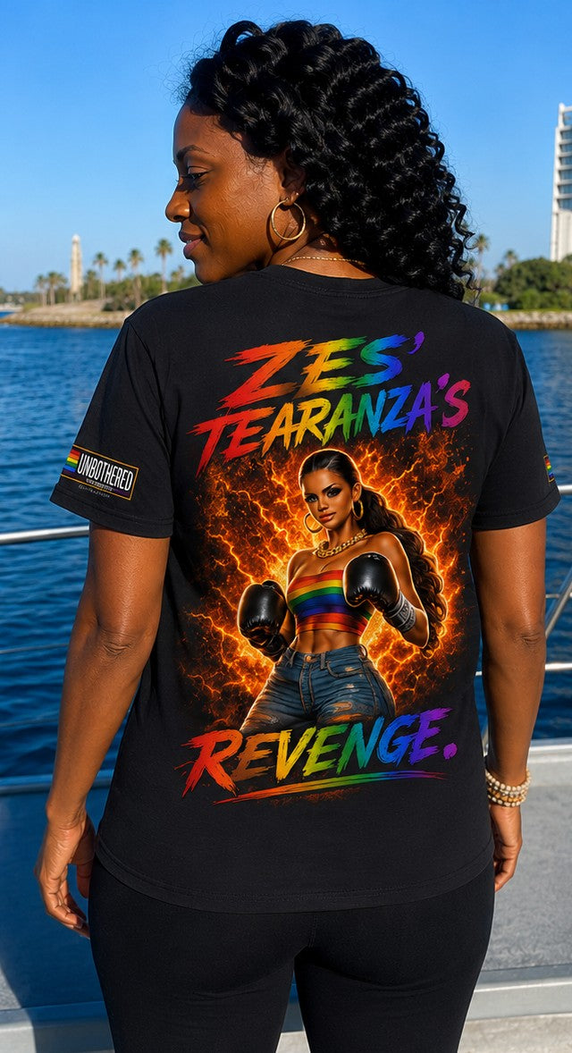 80's Hip Hop UUW ZESTEARANZA REVENGE Sorona Quick-Dry Cooling T-Shirt