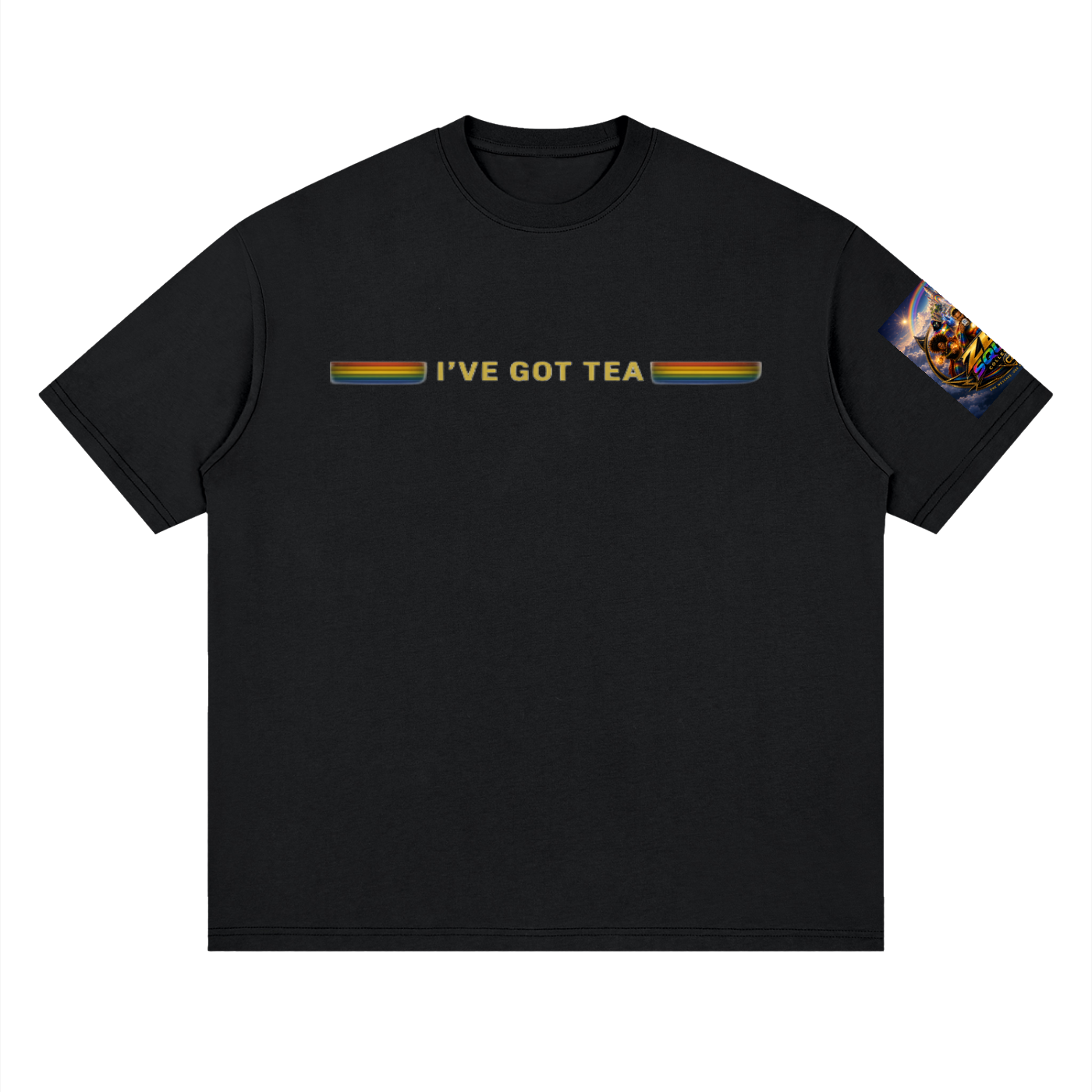 Unbothered Captain Zest Streetwear Loose Drop Shoulder T-Shirt