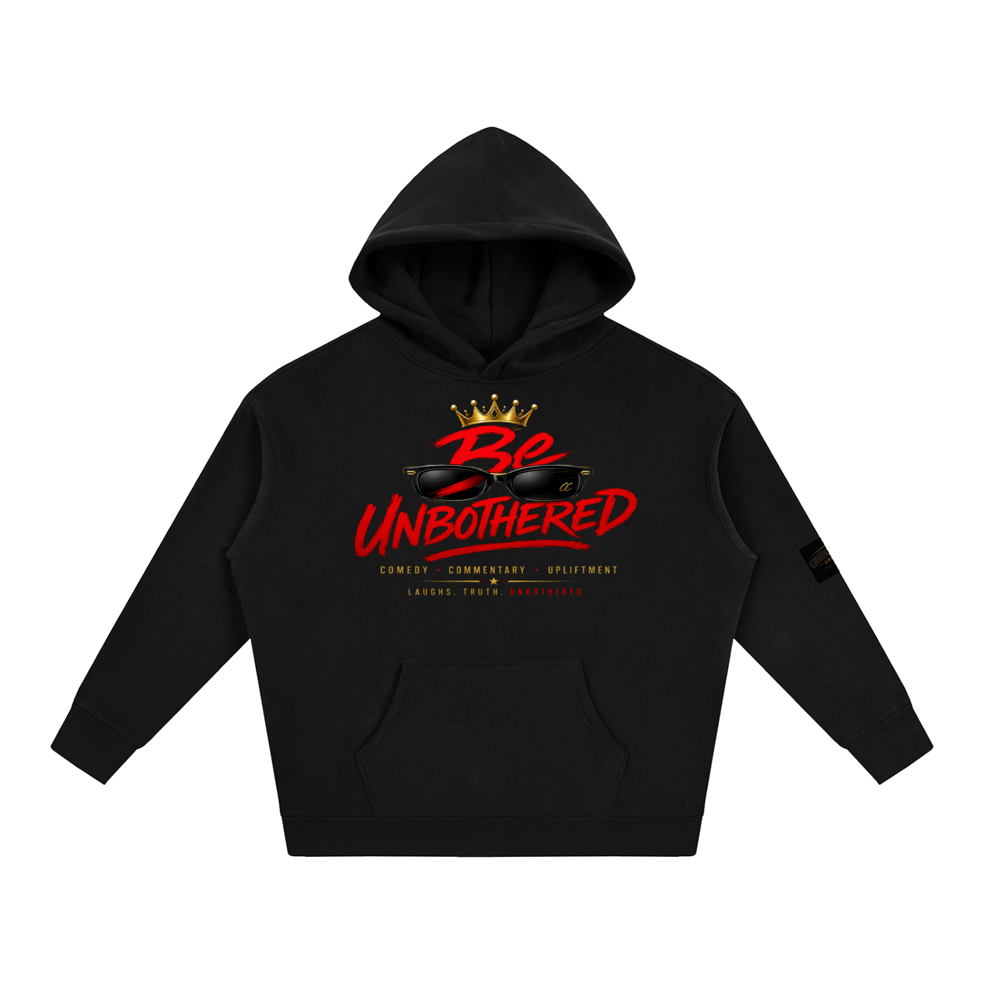 Unbothered Misty Oversize Fleeced Hoodie
