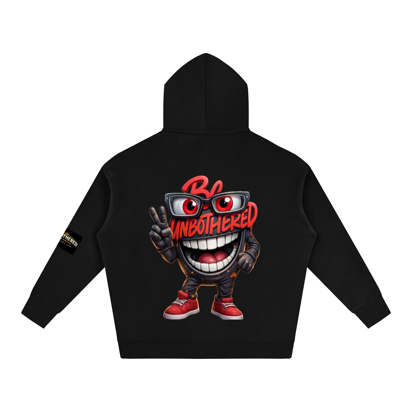 Unbothered Classic Oversize Fleeced Hoodie