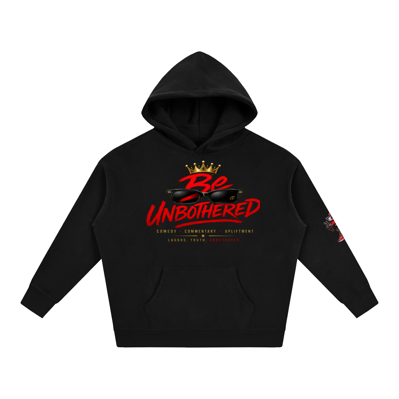 Classic Be Unbothered Oversize Fleeced Hoodie