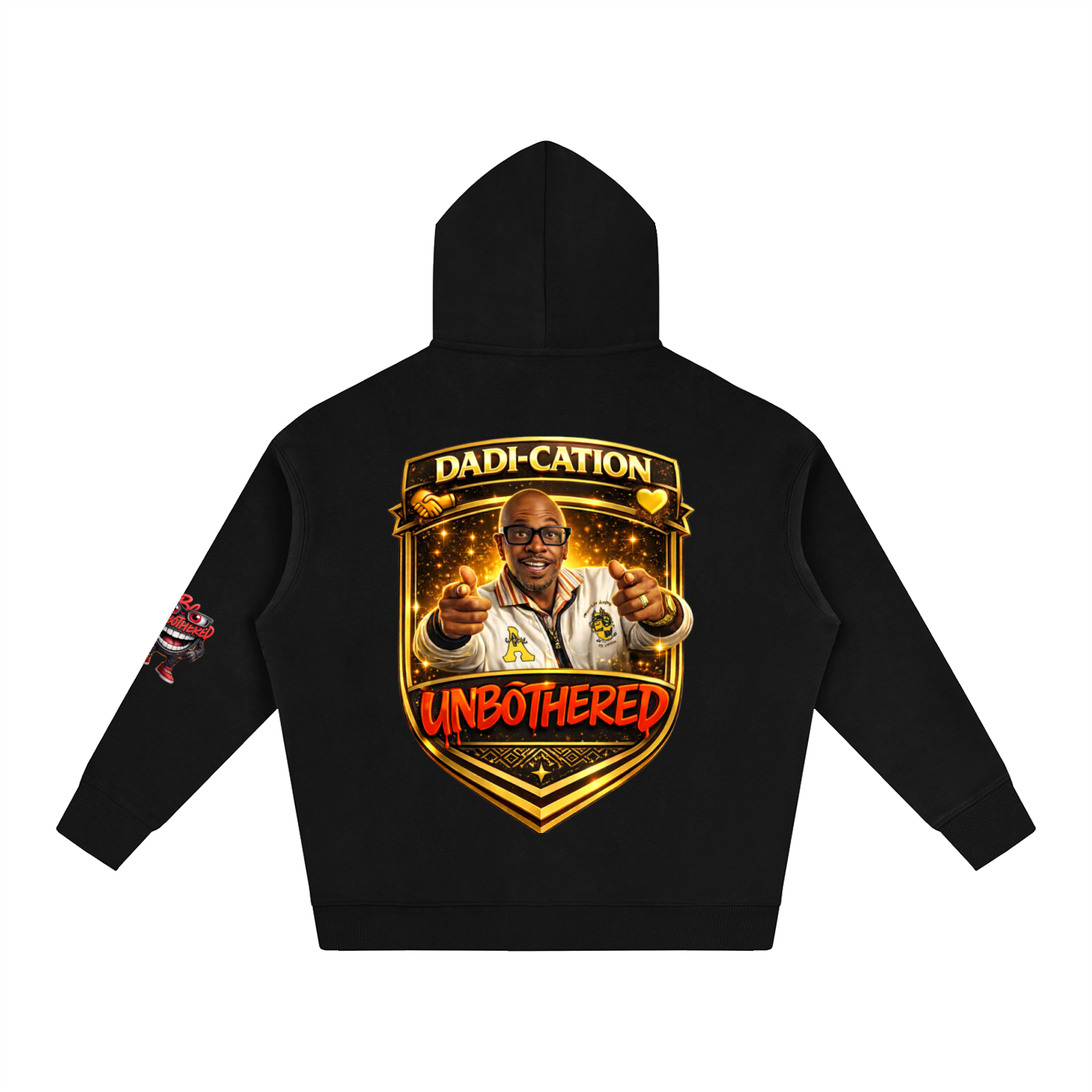 Classic Be Unbothered Oversize Fleeced Hoodie