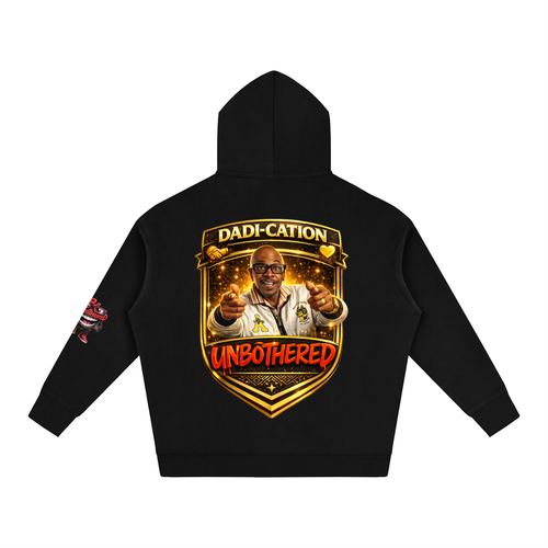 Classic Be Unbothered Oversize Fleeced Hoodie