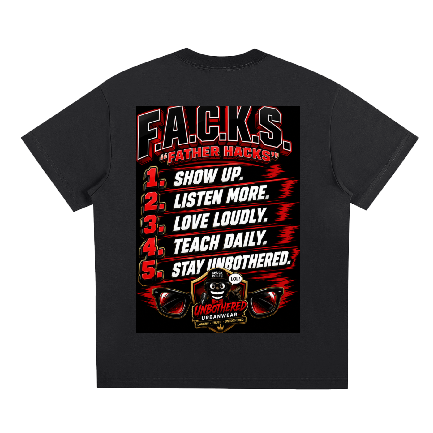 Unbothered FACKS Sorona Quick-Dry Cooling T-Shirt