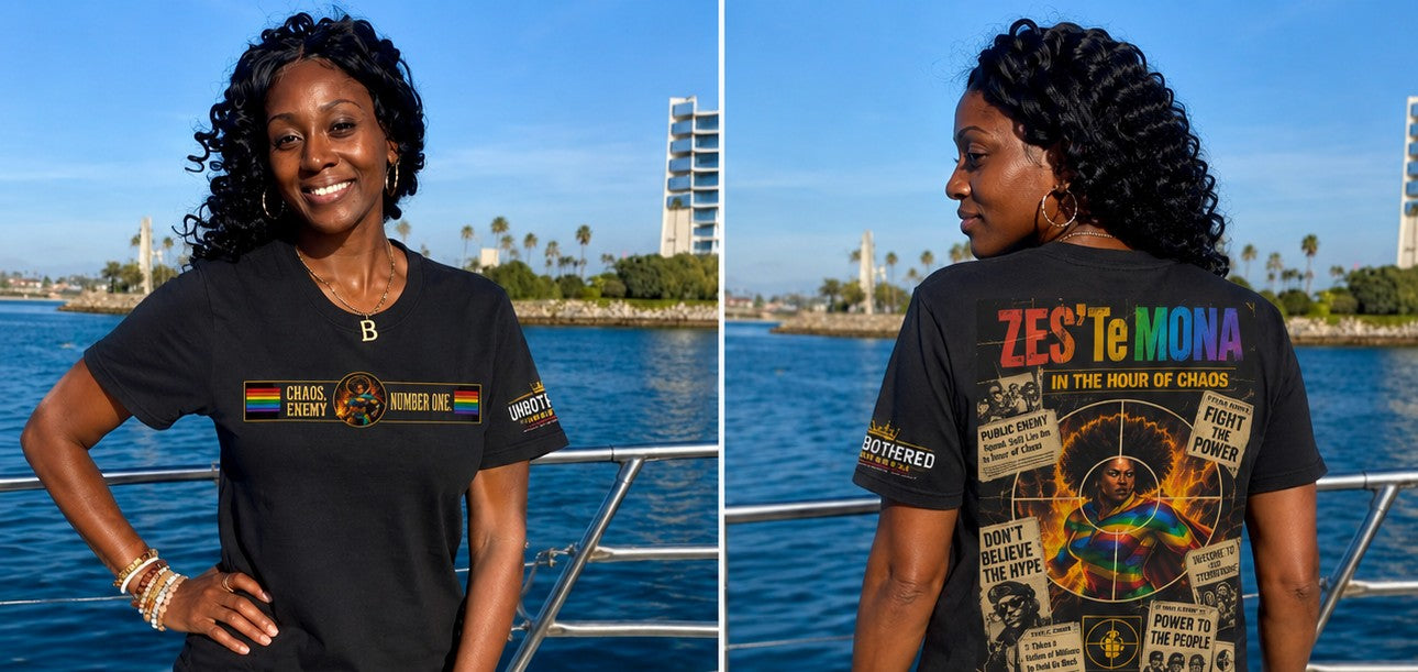 80'sHopHopTeaMona ZESTY CHAOS Sorona Quick-Dry Cooling T-Shirt