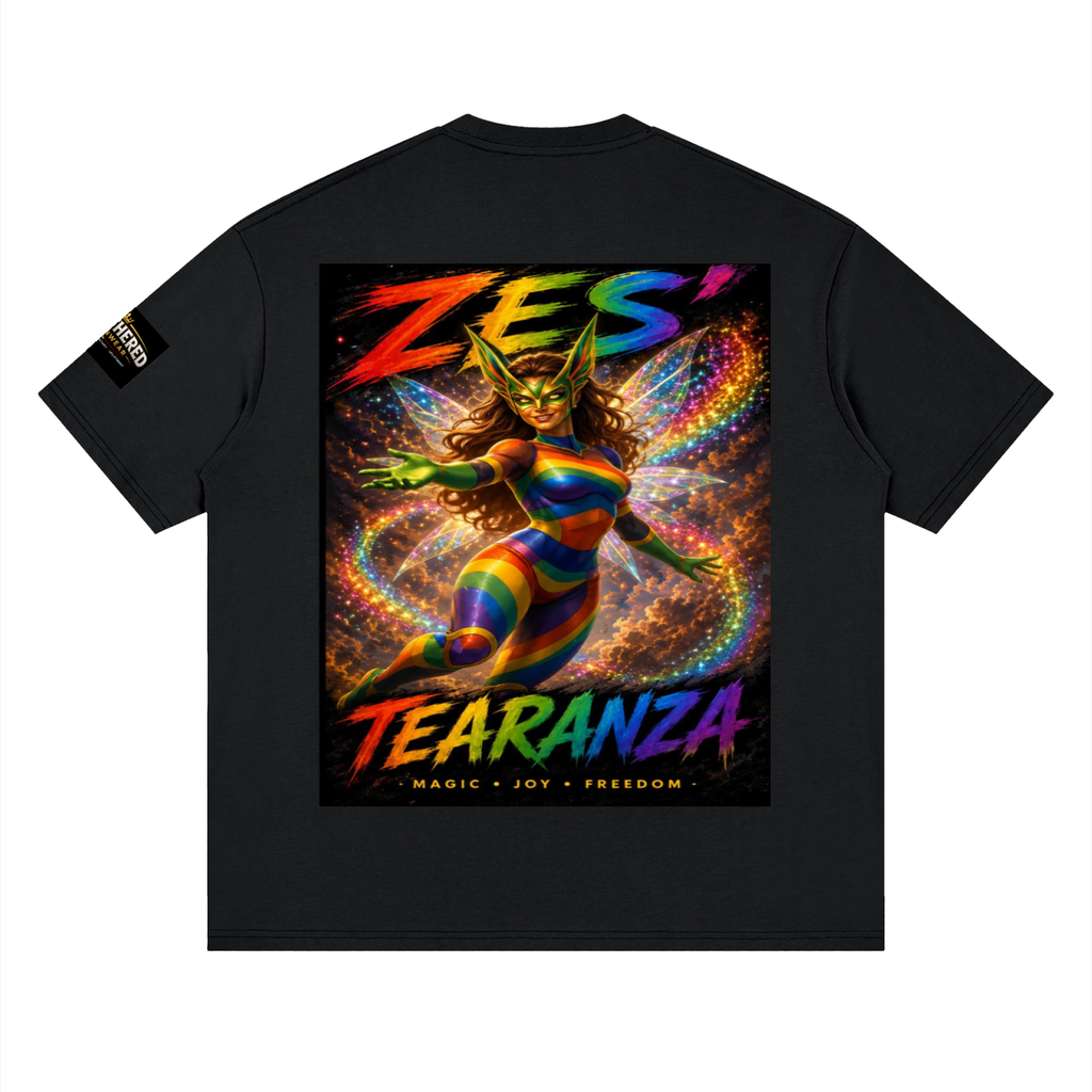Urban Zes'TeaRanza Streetwear Loose Drop Shoulder T-Shirt