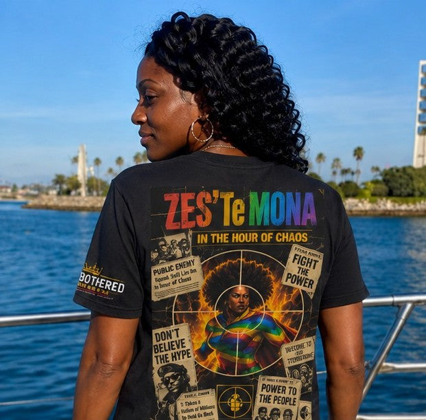 80'sHopHopTeaMona ZESTY CHAOS Sorona Quick-Dry Cooling T-Shirt