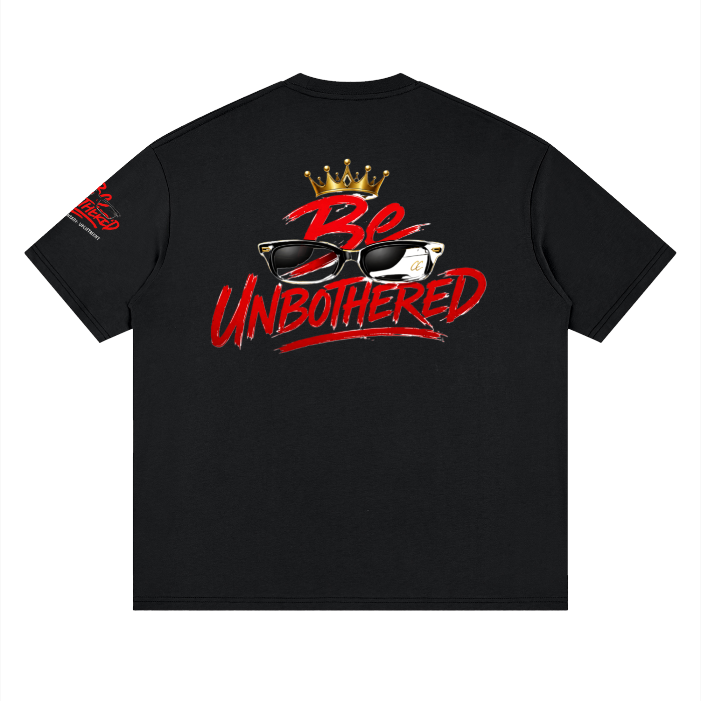 Unbothered Lips Streetwear Loose Drop Shoulder T-Shirt